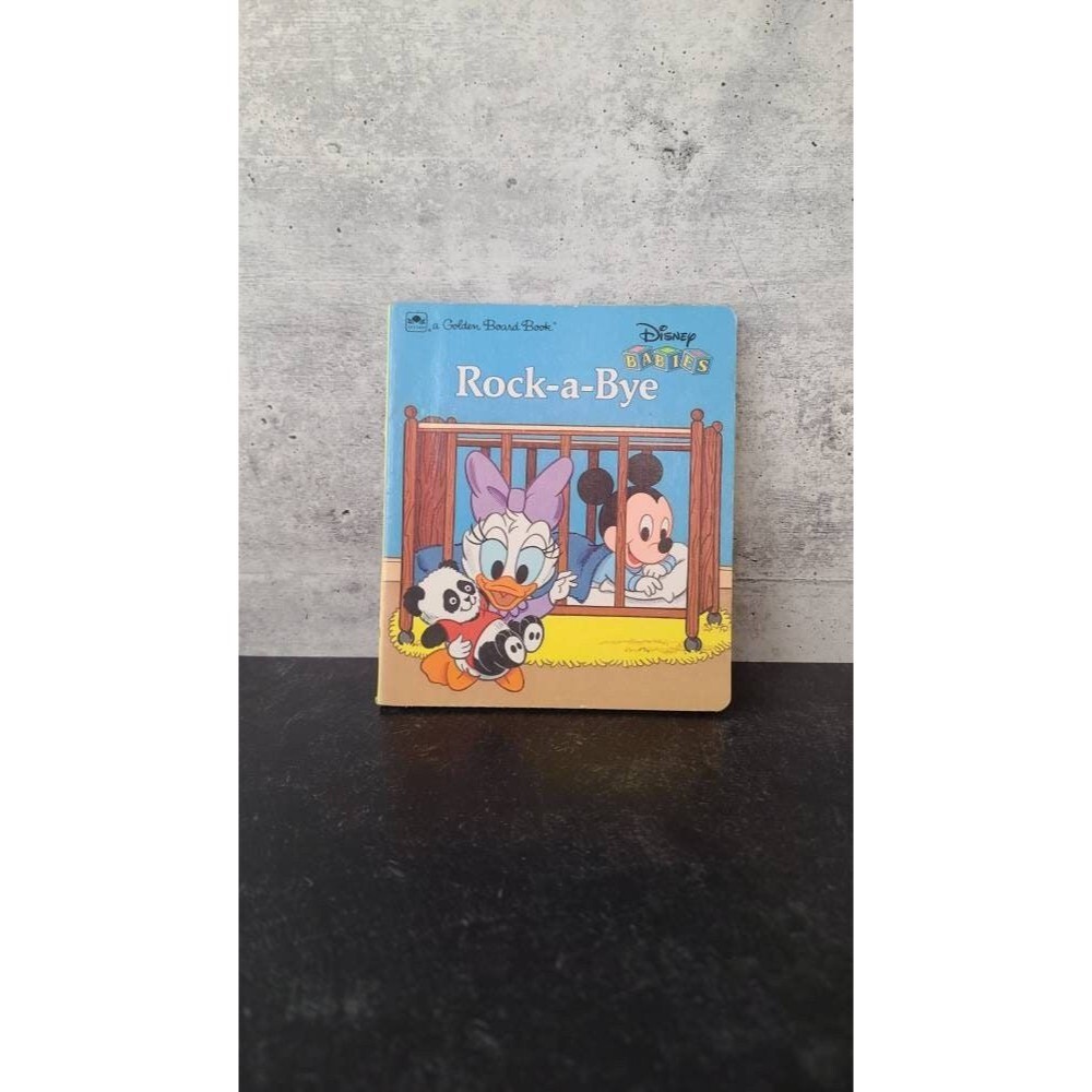 Vintage Disney Babies: Rock-a-Bye, Golden Board Book (1988)